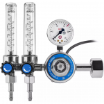 Регулятор для углекислоты и аргона У-30/АР-40-П-220-Р-2 (с подогревателем и 2 ротаметра) Redius